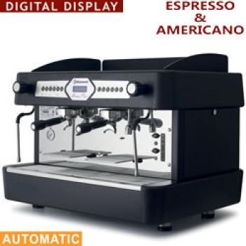 AROMA/2EB (25) Expressomaschine, 2-gruppig, automatisch (mit Display) - SCHWARZ